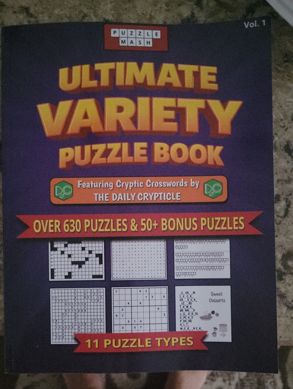 Ultimate Variety Puzzle Book - Purple
